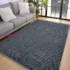 My carpet Den. Deluxy design Antracit Puha Szőnyeg 80szett=2dbx80x150+80x250cm-hátul gumis