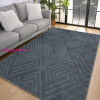 My carpet Den. Deluxy rombusz Antracit Puha Szőnyeg 80x150cm-hátul gumis