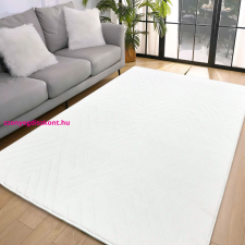 My carpet Den. Deluxy rombusz fehér Puha Szőnyeg 80szett=2dbx80x150+80x250cm-hátul gumis lakástextília