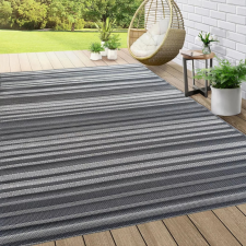 My carpet Ér. Sizal szőnyeg Szürke csíkos 140x200cm szőnyeg lakástextília