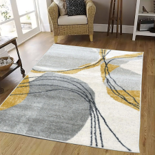 My carpet Mintás Milano 5868 sárga 80x150cm modern szőnyeg lakástextília