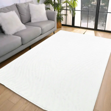 My carpet TOP! Den. Deluxy design fehér Puha Szőnyeg 66x110cm-hátul gumis lakástextília