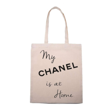 My CHANEL is at Home válltáska egyedi mintával kézitáska és bőrönd