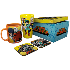  My Hero Academia - Heroes ajándékcsomag (XXL üvegpohár, bögre, 2 db alátét) bögrék, csészék