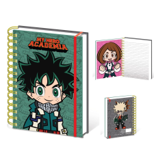  My Hero Academia kerekes füzet A5 (Chibi) füzet