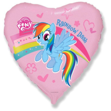  My Little Pony with Rainbow, Én kicsi pónim fólia lufi 45 cm party kellék