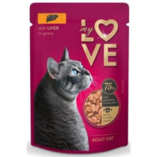  My Love Alutasakos Macskaeledel Máj szószban 24x85g macskaeledel