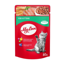My Love Kitten Alutasakos Macskaeledel Csirke 80g macskaeledel
