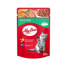  My Love Macska alutasakos Kitten 80g macskaeledel