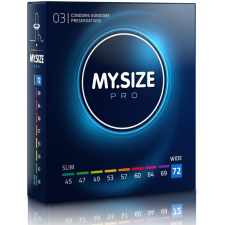  MY SIZE – prémium óvszer 72 mm, 3 dbos kiszerelés óvszer