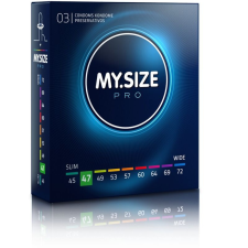  MY SIZE - PRO óvszer 47 mm, 3 dbos csomag óvszer
