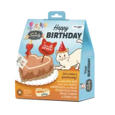  My Sweety Cat Születésnapi torta macskáknak, lazac ízű jutalomfalat macskáknak