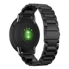 Mybandz 22sku341 klasszikus fém óraszíj / fekete / 22mm okosóra kellék