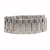 Mybandz 22SKU376 KLASSZIKUS FÉM ÓRASZÍJ /EZÜST/ / 22MM