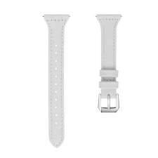  MYBANDZ Fehér színű slim bőróraszíj / 22mm okosóra kellék