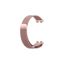 Mybandz Huawei Band 8/9 Milánói Mágneses Fém Okosóra szíj - Rosegold (23502) okosóra kellék
