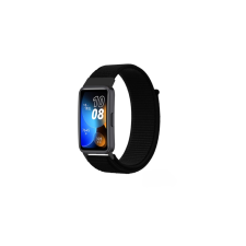 Mybandz Huawei Band 8/9 Tépőzáras Szövet Okosóra szíj - Fekete (33508) okosóra kellék