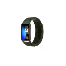 Mybandz Huawei Band 8/9 Tépőzáras Szövet Okosóra szíj - Khaki (33509) okosóra kellék