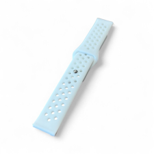 MYBANDZ Lélegző szilikon óraszíj / fehér/ 20mm okosóra kellék
