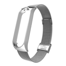 Mybandz MIB1792 mi band 3/4 - milánói mágneses fém óraszíj - ezüst óraszíj
