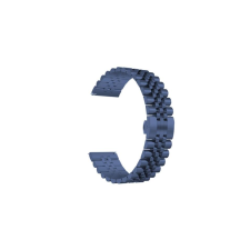 Mybandz Univerzális Steelo Fém szíj 22mm - Kék okosóra kellék