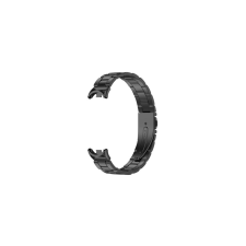 Mybandz Xiaomi Mi Band 8 Klasszikus Fém Okosóra szíj - Fekete (18011) okosóra kellék