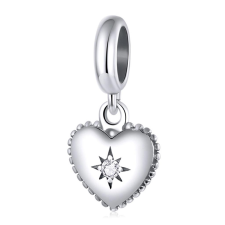  MyCharm Pici Szív 925 Ezüst Charm & Medál medál