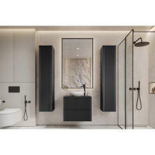 Mylife kadi 60 5 fürdőszoba bútor matt fekete fürdőszoba bútor