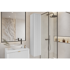 Mylife kadi függőleges fürdőszoba szekrény matt fehér (150cm) fürdőszoba bútor