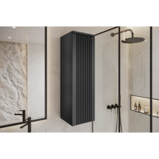 Mylife kadi függőleges fürdőszoba szekrény matt fekete (100cm) fürdőszoba bútor