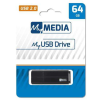 MYMEDIA Pendrive, 64GB, USB 2.0, MYMEDIA (by VERBATIM)