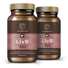 Myrobalan LivR májregeneráló gyógynövény komplex kapszula csomag 2x60db vitamin és táplálékkiegészítő
