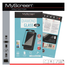 Myscreen diamond glass edge képerny&#337;véd&#337; üveg (2.5d, 0.33mm, 9h) fekete md3499tg fcov black mobiltelefon kellék