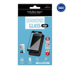 Myscreen DIAMOND GLASS EDGE képernyővédő üveg (2.5D full cover, íves, karcálló, 0.33 mm, 9H) FEKETE [Honor 7A] (MD3728TG FCOV BLACK) mobiltelefon kellék