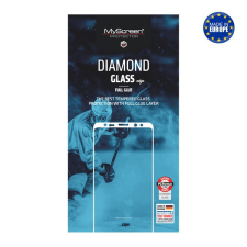 Myscreen DIAMOND GLASS EDGE képernyővédő üveg (2.5D, full glue, teljes felületén tapad, karcálló, 0.33 mm, 9H) FEKETE [Honor 10X Lite] (MD5157TG DEFG BLACK) mobiltelefon kellék