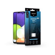 Myscreen Protector Diamond Glass Lite Edge2.5D Full Glue Samsung A225F Galaxy A22 4G/Galaxy M22 edzett üveg kijelzővédő fekete kerettel (LA-2083) mobiltelefon kellék