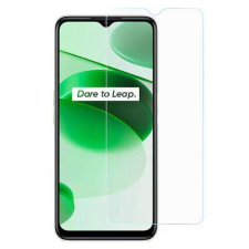 Myscreen Realme C35, Narzo 50A Prime, Myscreen képernyővédő fólia, Crystal, PET, Sík részre mobiltelefon kellék