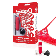 MySecret Screaming Panty - akkus, rádiós vibrációs tanga (piros) egyéb erotikus kiegészítők nőknek