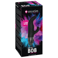 Mystim Hop Hop Bob E-Stim - akkus, csiklókaros elektro vibrátor (fekete) vibrátorok