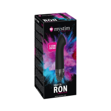 Mystim Right on Ron E-Stim - akkus, elektro G-pont vibrátor (fekete) vibrátorok