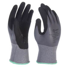  N1567 - Nylon/spandex szerelőkesztyű mikro habnitril tenyérmártással - Méret: 07 - ROCK Safety védőkesztyű