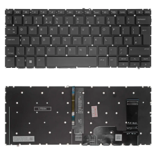 N53568-211 gyári új angol, háttérvilágításos laptop billentyűzet, keret nélkül laptop alkatrész