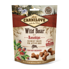 N/A Carnilove Dog Crunchy Snack Wild Boar & Rosehips-  Vaddisznó Hússal és Csipkebogyóval 200g (LPHT-CL100407) jutalomfalat kutyáknak