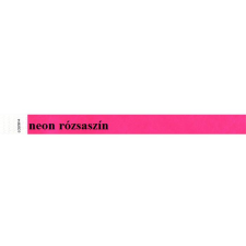 N/A Karszalag 3/4" Tyvek papírból - Neon Rózsaszín (100db) party kellék