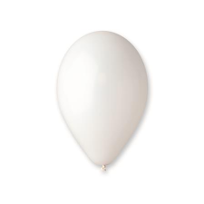 N/A Léggömb 30 cm - Fehér (100 db) (G11001) party kellék