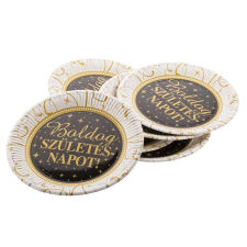 N/A Papírtányér 23cm - Boldog Születésnapot! (6 db) party kellék