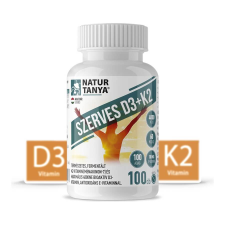 N/A Szerves D3 és K2-vitamin, antioxidáns E-vitaminnal - 100 tabletta - Natur Tanya (HMLY-5999565081096) - Vitaminok és étrendkiegészítők vitamin és táplálékkiegészítő