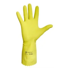 N/A Védőkesztyű latex 8-as méret - Sárga (10 pár)