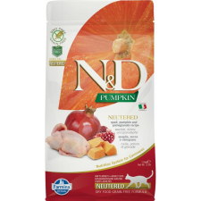 N&D Cat Grain Free Pumpkin fürj ivartalanított 1,5kg macskaeledel