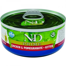  N&amp;D Cat Prime Kitten csirke &amp; gránátalma konzerv 70g macskaeledel